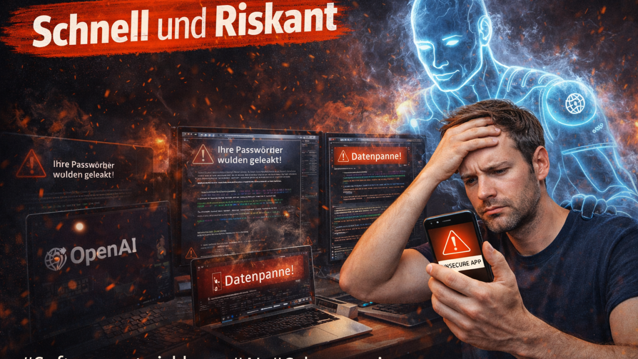 Schnell und riskant: App-Entwicklung mit KI